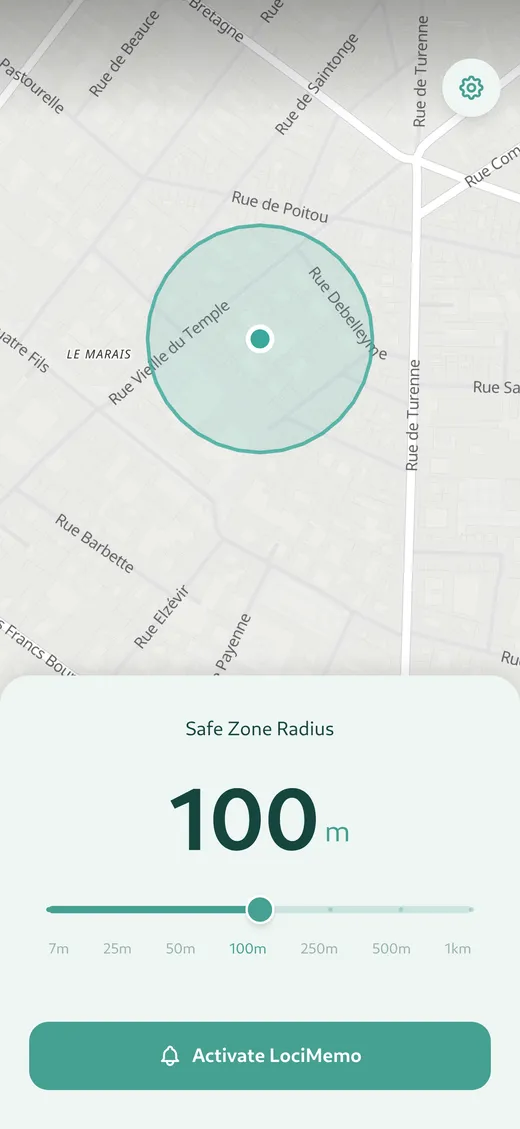 LociMemo app screenshot